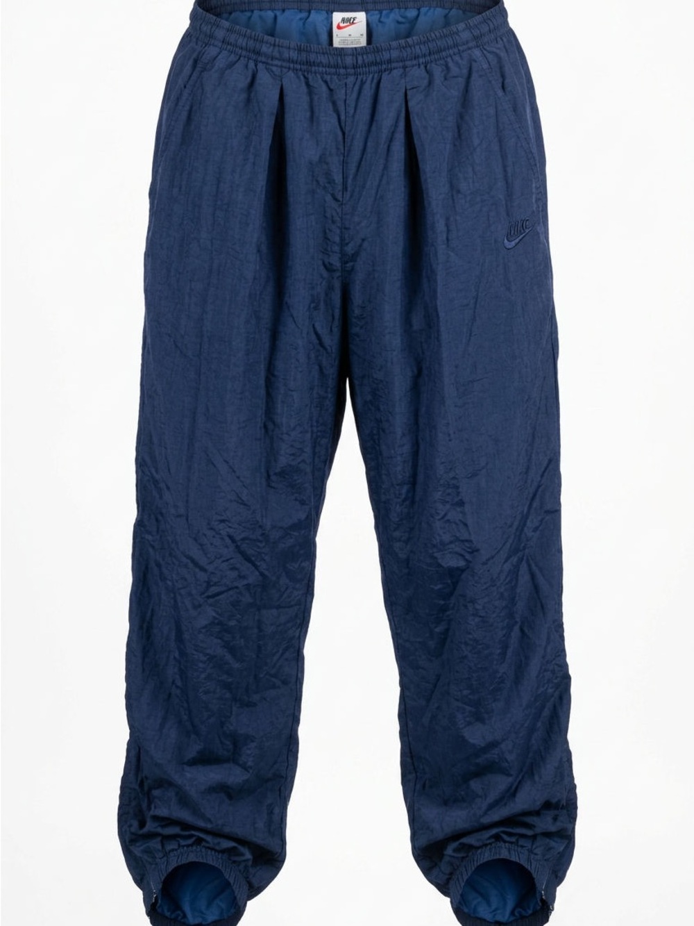 Nike Dark Blue Ripstop Windbreaker Track Pants